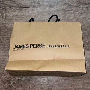 James Perse Tan Shopping Bag